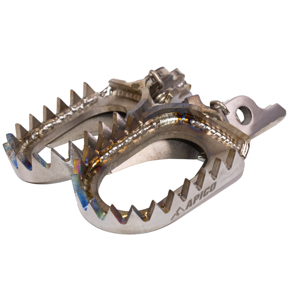 FOOT PEG TITANIUM OPEN DESIGN HONDA CR125-250 02-07, CRF150R 07-26, CRF250R/X/RX 04-26, CRF450R/X/RX 02-26, CRF250-450L/RL 13-26